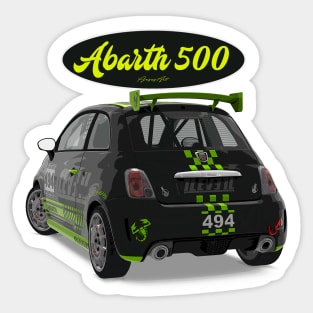 ABARTH 500 494 Back Sticker